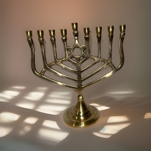 Menorah branch gold tone - branch,